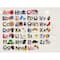 Ashley Productions ABC Picture Words Double-Sided Magnets, 3 Pack